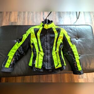 Olympia Reflective 3 Piece Motorcycle Jacket